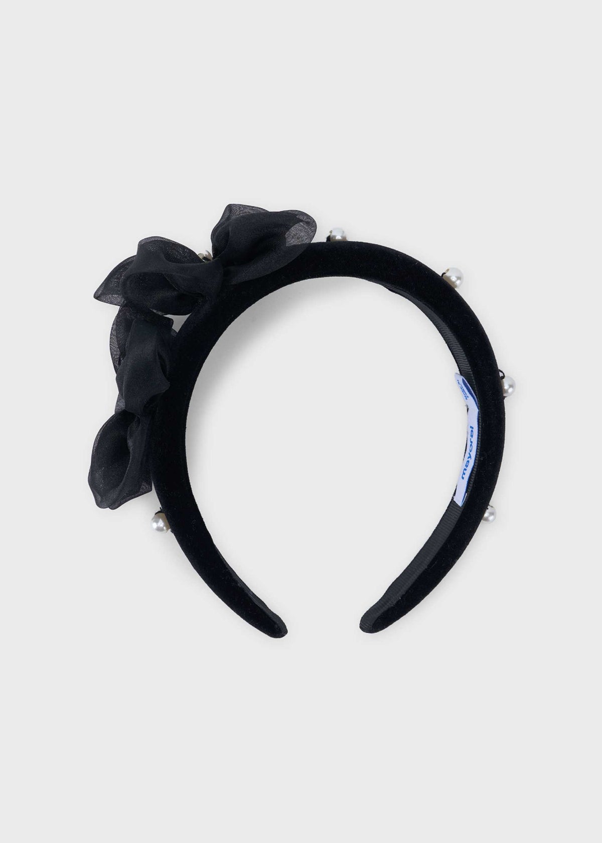 Stirnband mit Samtblume für Mädchen