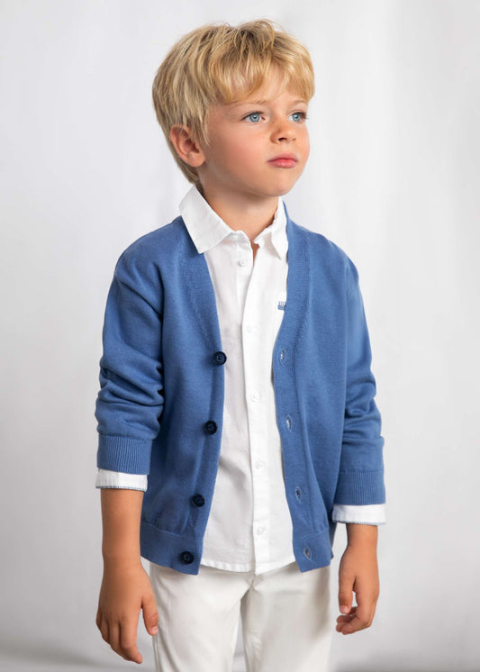 Grobstrickjacke für Jungen