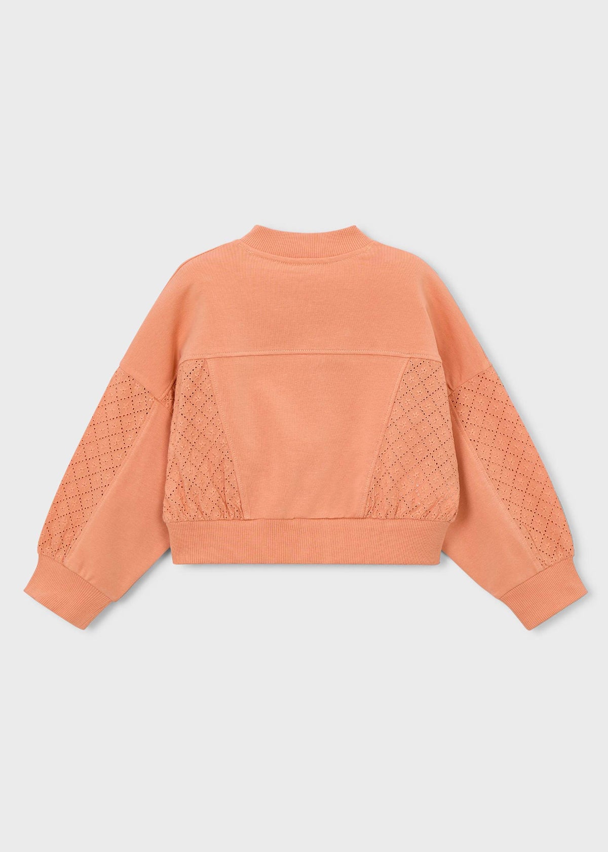 Mädchen-Strickjacke mit Reißverschluss
